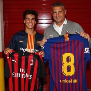 2018-19 Barcelona Player Issue Home Shirt #8 RIQUI PUIG Preseason Match Un Worn - Image 4