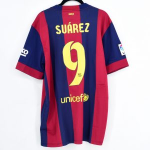 2014-15 Barcelona Home Shirt #9 SUÁREZ Nike *BNWT* L