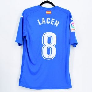2017-18 Getafe Home Shirt #8 LACEN Joma Match Worn