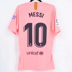 2018-19 Barcelona Player Issue Third Shirt #10 MESSI Match Un Worn La Liga - Image 1