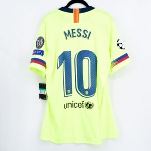 2018-19 Barcelona Player Issue Away Shirt #10 MESSI CL XL