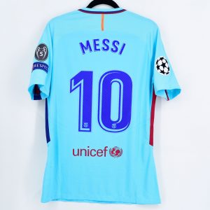 2017-18 Barcelona Player Issue Away Shirt #10 MESSI Match Un Worn Champions League - Image 1