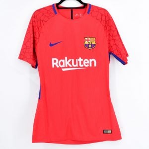2017-18 Barcelona Player Issue Gk Shirt Red Nike *BNWT* L