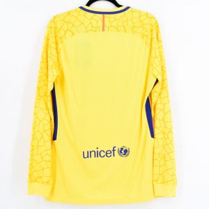 2017-18 Barcelona Player Issue Gk L/S Shirt Yellow Nike *BNWT* L - Image 2
