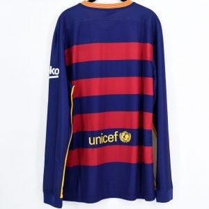 2015-16 Barcelona Player Issue Home L/S Shirt Beko Nike *BNWT* XL - Image 2