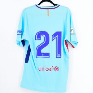 2017-18 Barcelona Player Issue Away Shirt #21 ANDRÉ GÓMES Preseason Match Un Worn