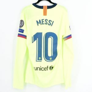 2018-19 Barcelona Player Issue Away Shirt #10 MESSI CL Match Un Worn
