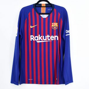 2018-19 Barcelona Player Issue Home L/S Shirt #10 MESSI Match Un Worn - Image 2