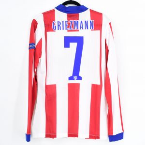 2014-15 Atletico Madrid Player Issue Home CL Shirt #7 GRIEZMANN (Excellent) M - Image 1