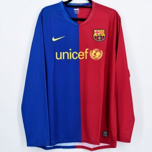 2008-09 Barcelona Player Issue Home CL L/S Shirt Nike *BNWT* XL