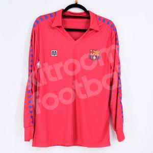 1986-87 Barcelona Away Retro Red Shirt L/S #10