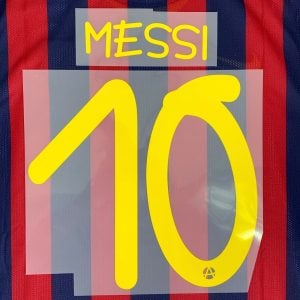 2013-14 Barcelona Gamper Trophy Home Name Set #10 MESSI Repro