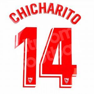 2019-20 Sevilla Name Set Home Repro - #14 CHICHARITO