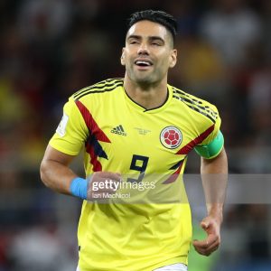 Colombia World Cup 2018 Home Shirt #9 FALCAO vs England Climachill - Image 3