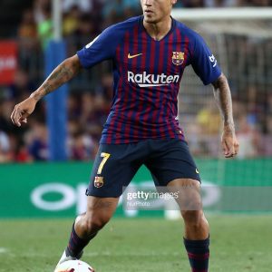 2018-19 Barcelona Player Issue Home Shirt #7 COUTINHO Match Un Worn - Image 4