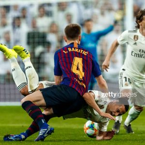 2018-19 Barcelona Player Issue Home Shirt #4 I. RAKITIC Match Un Worn - Image 4