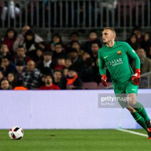 2016-17 Barcelona Player Issue Green GK Shirt #13 CILLESSEN CL Match Un Worn - Image 3