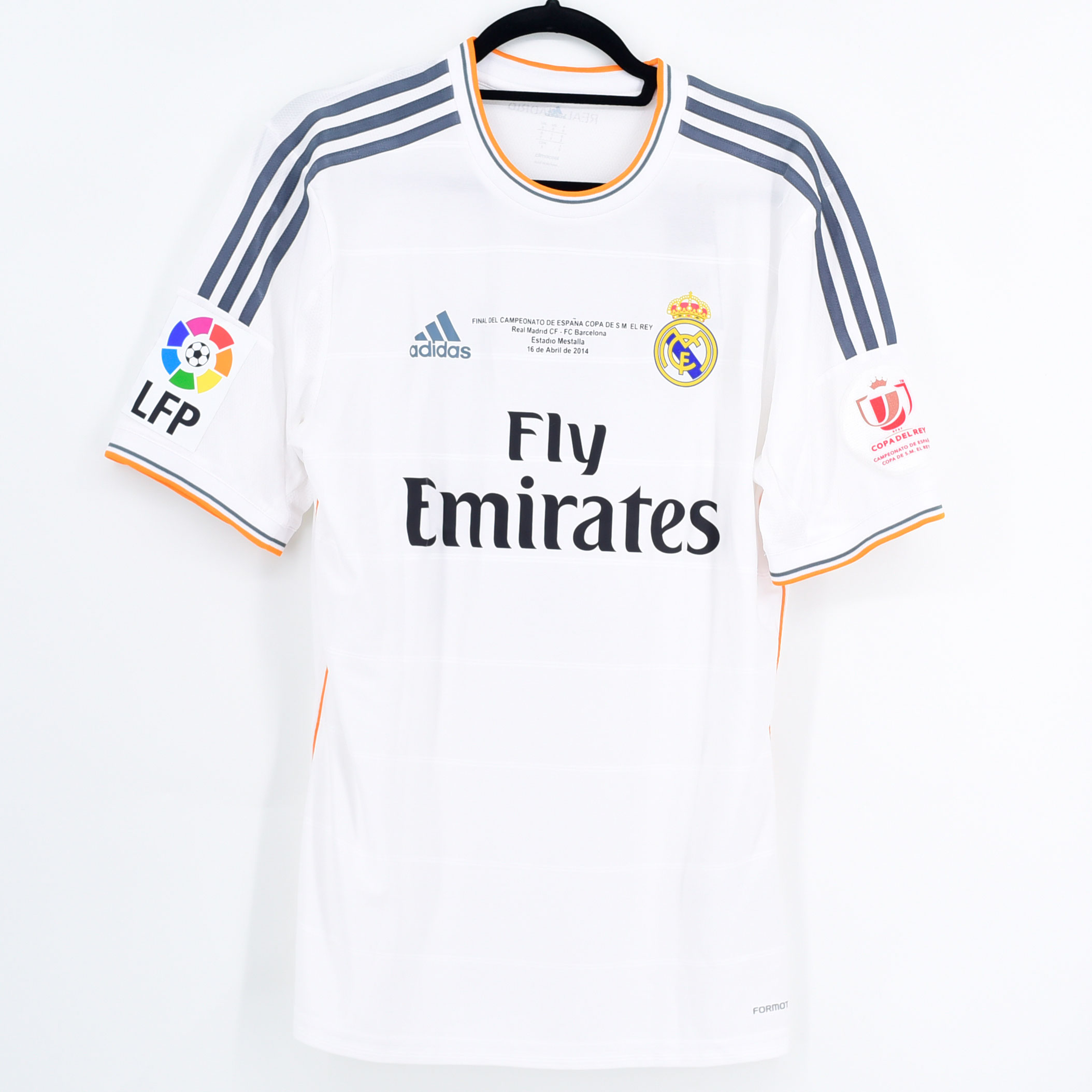 Official Real Madrid Bale 11 La Liga Football Name Set 2013/14 Black Home 