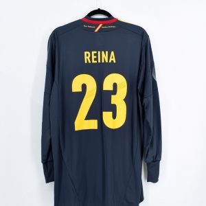 2012 Spain Goalkeeper Shirt #23 REINA Match Worn vs Venezuela