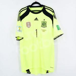 2014 Spain Goalkeeper Shirt #1 I. CASILLAS BNWT L Adidas FIFA World Cup - Image 3