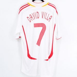 2006-07 Spain Away Shirt #7 DAVID VILLA (Excellent) L