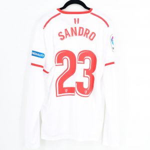 2017-18 Sevilla FC Home Shirt #23 SANDRO Match Worn - Image 1