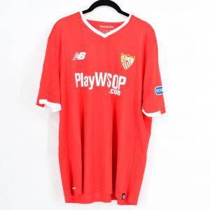 2017-18 Sevilla FC Away Shirt #18 ESCUDERO Match Worn - Image 2