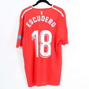 2017-18 Sevilla FC Away Shirt #18 ESCUDERO Match Worn - Image 1