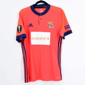2017-18 Real Sociedad Away Shirt Europa League #8 JANUZAJ Adidas *BNWT* M - Image 2