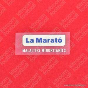 2019-20 Barcelona La Marató Patch Sponsor Parche Repro - Image 3