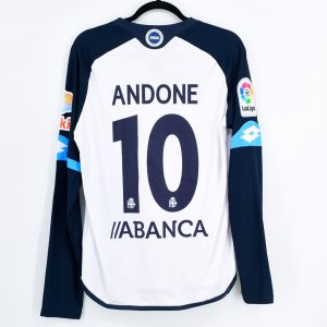 2016-17 Deportivo Player Issue Away Shirt L/S #10 ANDONE *BNWT* M