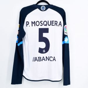2016-17 Deportivo Match Issue Away Shirt L/S #5 P. MOSQUERA *BNWT* L