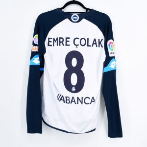 2016-17 Deportivo Player Issue Away Shirt L/S #8 EMRE ÇOLAK *BNWT* M