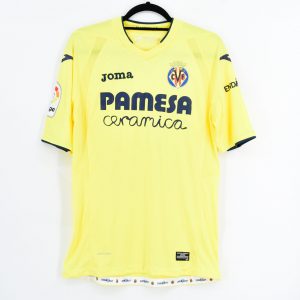 2016-17 Villarreal Home Shirt #10 PATO Match Worn - Image 2