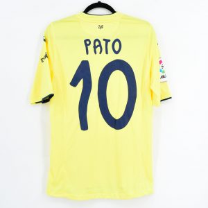 2016-17 Villarreal Home Shirt #10 PATO Match Worn - Image 1
