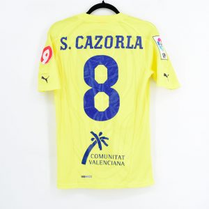 2010-11 Villarreal Home Shirt #8 S. CAZORLA (Very Good) XS - Image 1