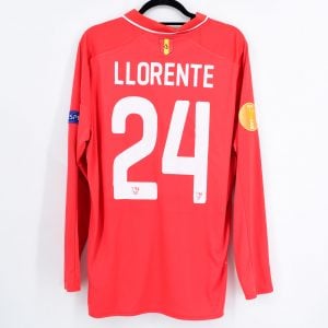 2015-16 Sevilla FC Away Shirt Europa League #24 LLORENTE Match Worn - Image 1