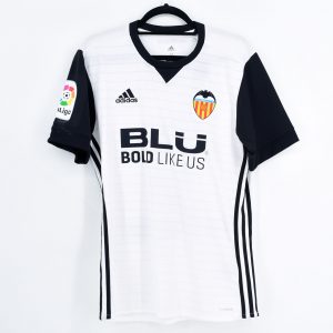 2017-18 Valencia CF Home Shirt #9 ZAZA Adidas *BNWT* M - Image 2