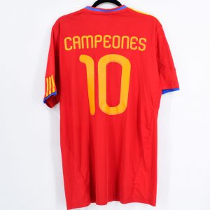 Spain World Cup 2010 Home Shirt #10 CAMPEONES *BNWT* XL - Image 1