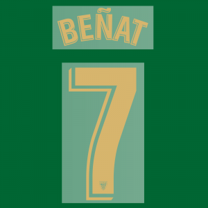 2019-20 Ath. Club Bilbao Name Set Away #7 BEÑAT Repro