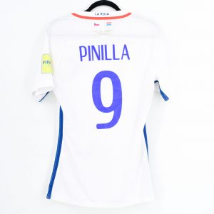 2016 Chile Away Shirt #9 PINILLA Match Worn vs Paraguay WCQ
