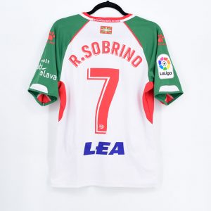 2018-19 Alaves Away Shirt #7 R. SOBRINO Kelme Match Worn