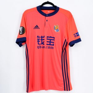 2017-18 Real Sociedad Away Shirt Europa League #10 XABI PRIETO Adidas *BNWT* M - Image 2