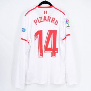 2017-18 Sevilla FC Home Shirt #14 PIZARRO Match Worn - Image 1