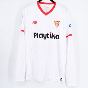 2017-18 Sevilla FC Home Shirt #14 PIZARRO Match Worn - Image 2