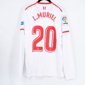 2017-18 Sevilla FC Home Shirt #20 L. MURIEL Match Worn - Image 1