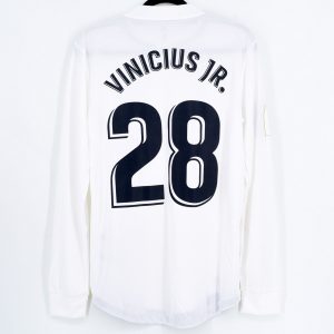 2018-19 Real Madrid Home Shirt #28 VINICIUS JR Match Worn