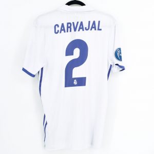2016-17 Real Madrid Home Shirt #2 CARVAJAL Match Worn