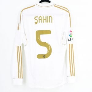 2010-11 Real Madrid Home Shirt #5 SAHIN Match Worn