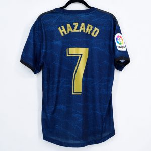 2019-20 Real Madrid Away Shirt Authentic #7 HAZARD Climachill - Image 1
